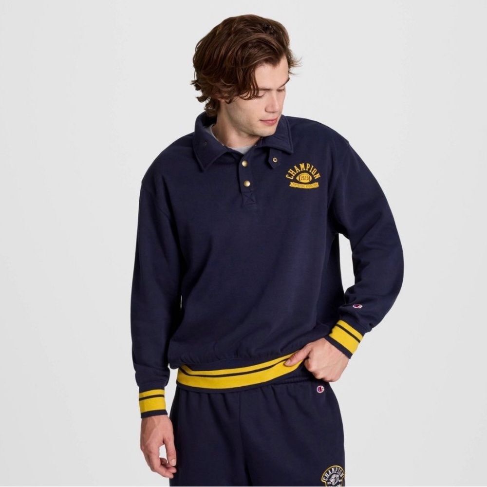 NWT Men’s Champion Physical Education Blue Sweatshirt Size XXL